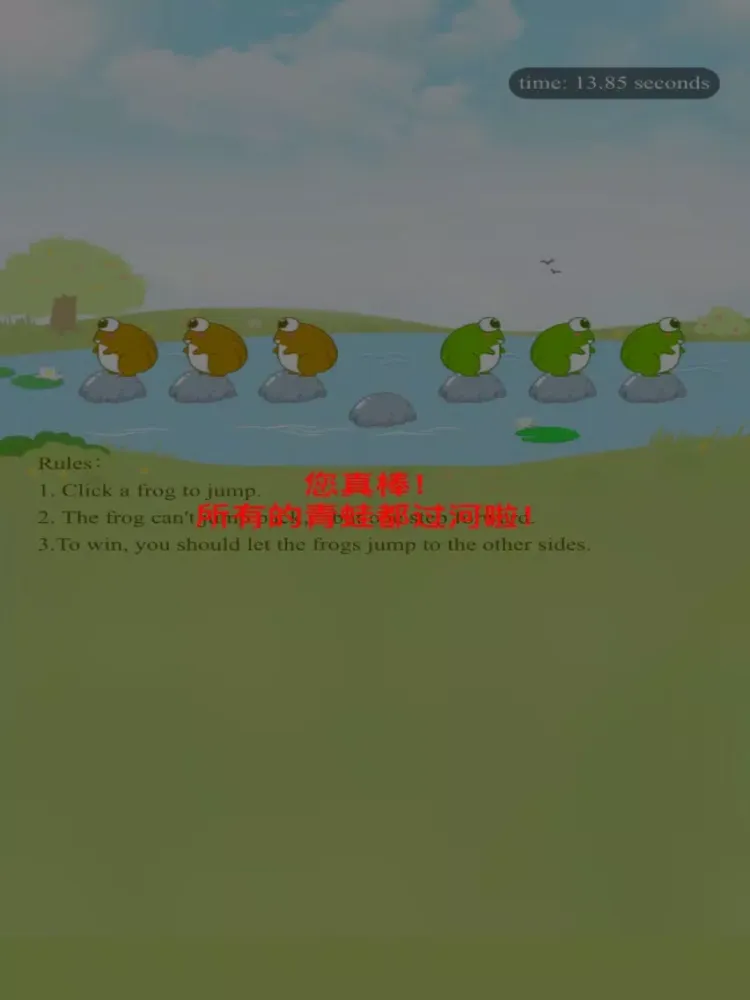 Capturas de pantalla de Frogger Pass River iPad 
