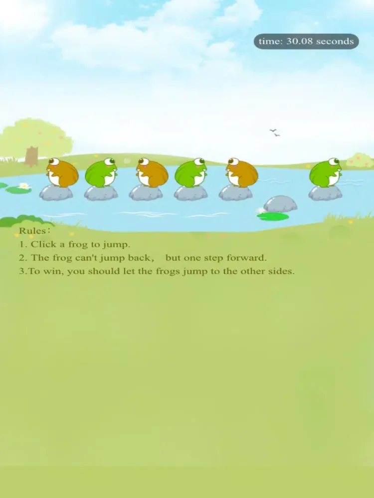 Capturas de pantalla de Frogger Pass River iPad 