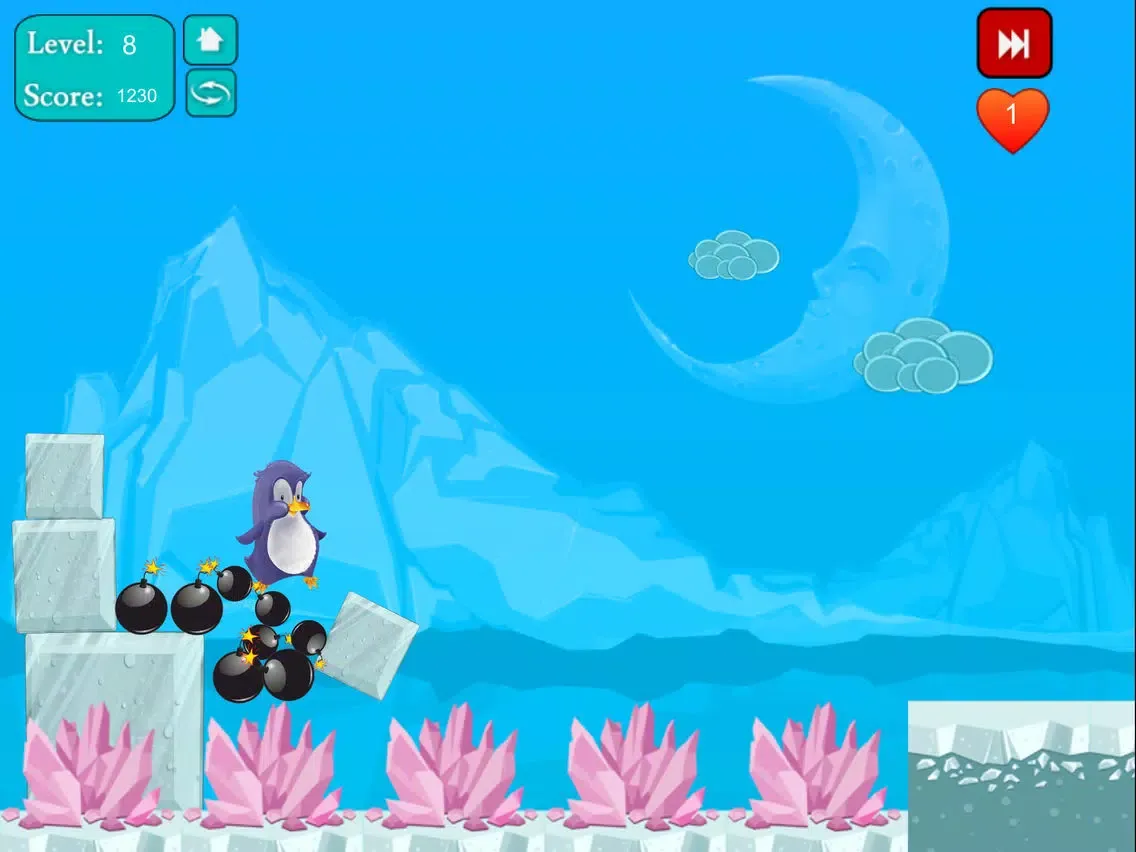 تصاویر Save the Cute Penguin iPad 