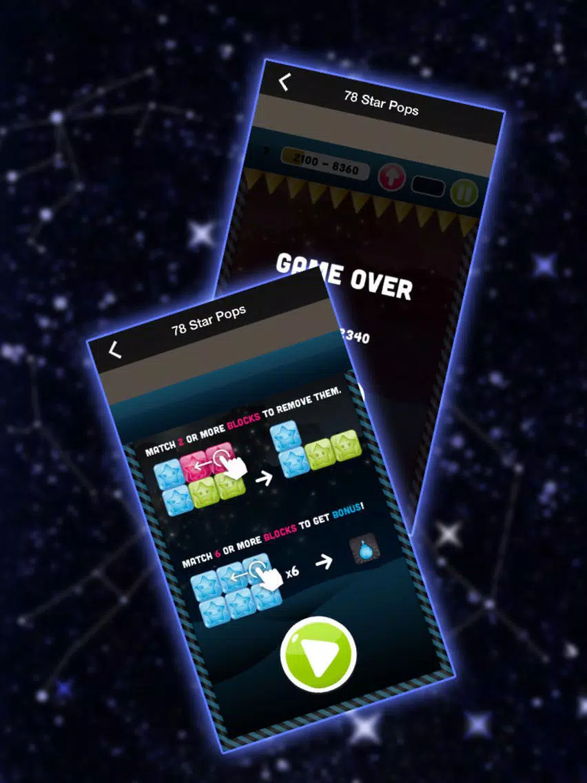 Screenshot di Sparkling Stars Link iPad 