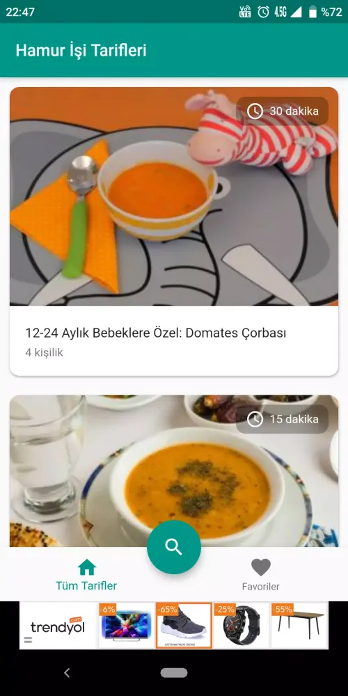 Çorba Tarifleri (İnternetsiz) Ekran Görüntüleri