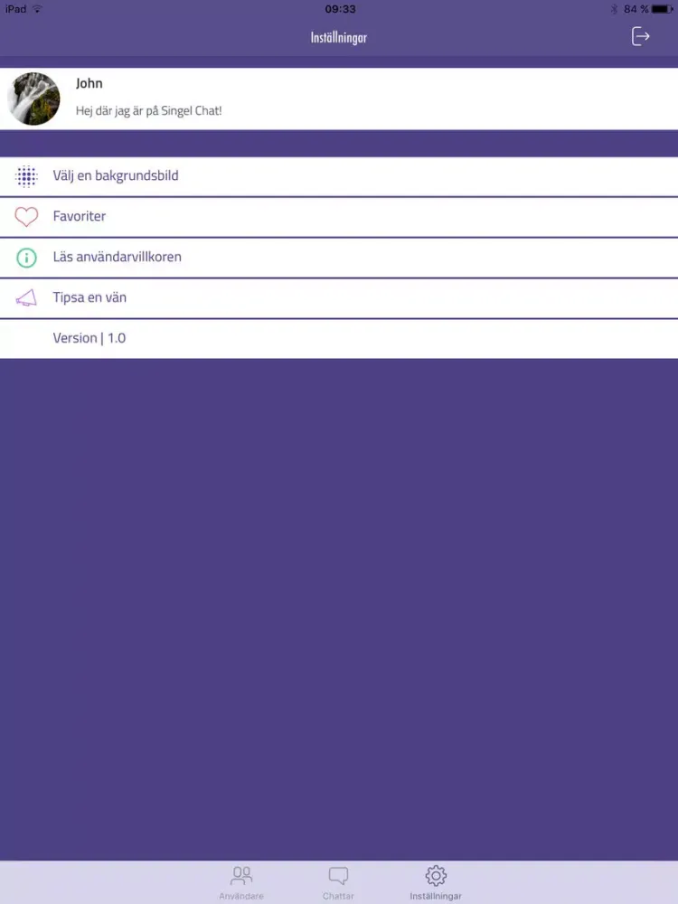 Singel Chat iPad  Screenshots
