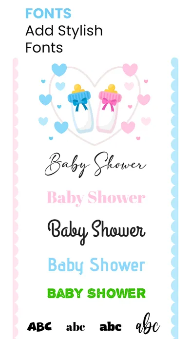 Baby Shower Video Invitations スクリーンショット