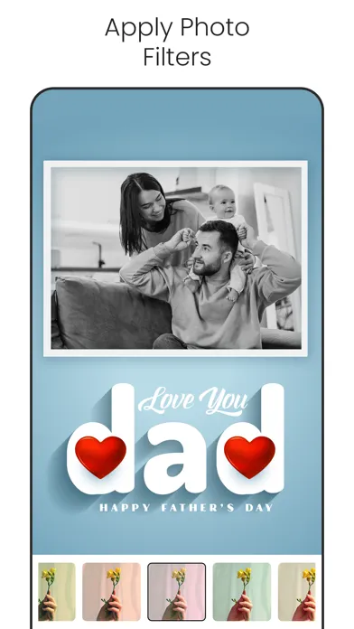 Zrzuty ekranu Father's Day Frames & Cards