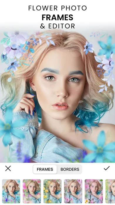 Flowers Photo Frames & Editor स्क्रीनशॉट