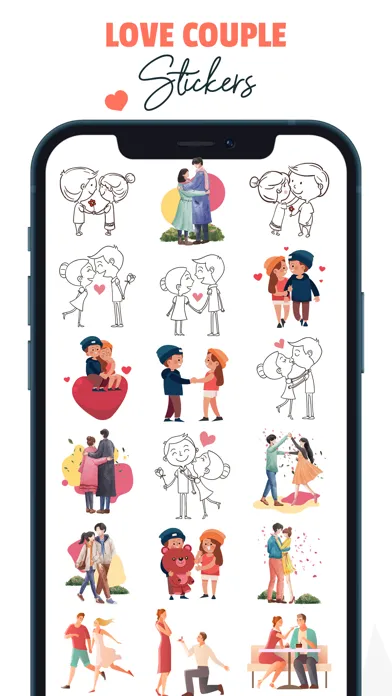 Valentine Couple Stickers! Screenshots