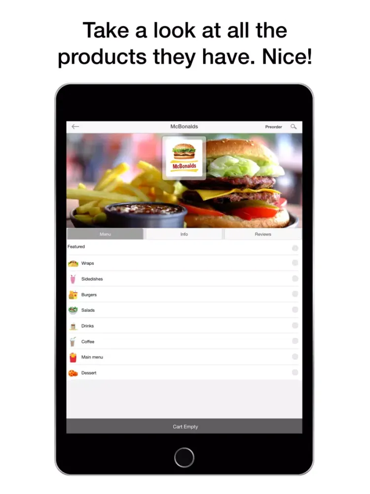 OrdeReady iPad  سکرین شاٹس