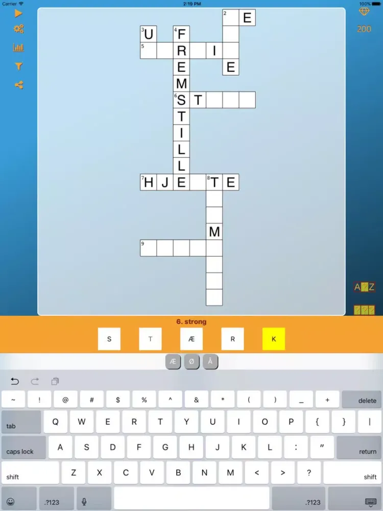 صور World Cross Word Danish iPad 