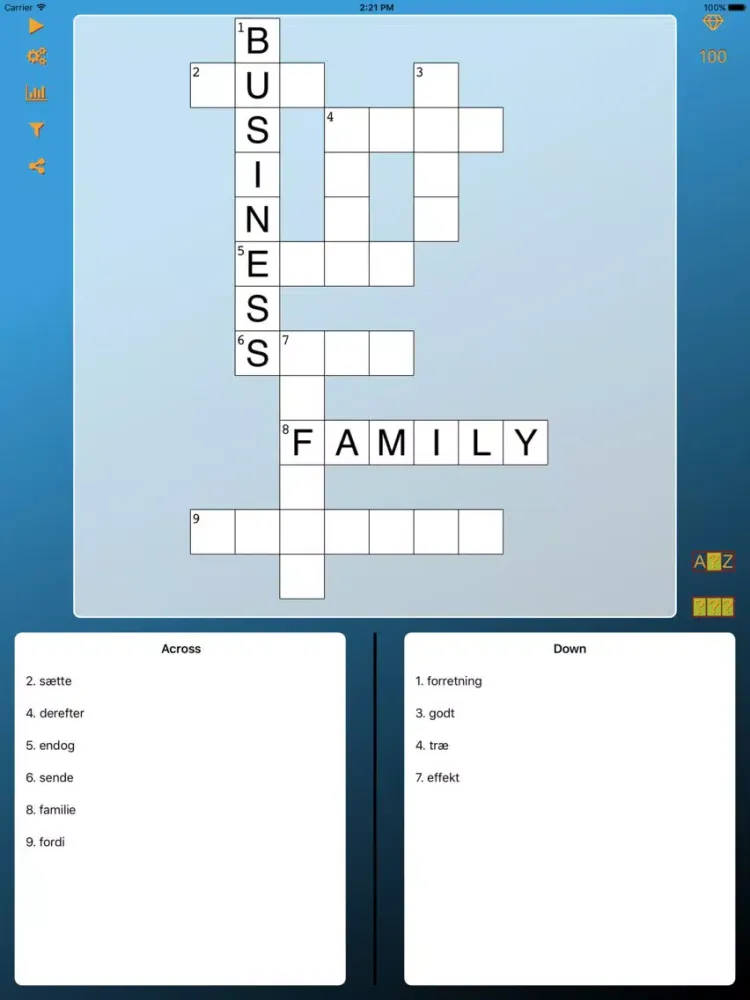 صور World Cross Word Danish iPad 
