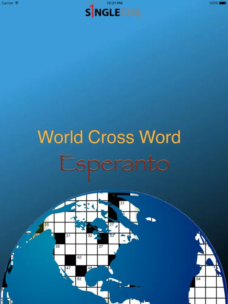 World Cross Word Esperanto iPad  Screenshots