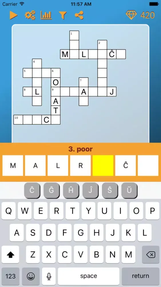 World Cross Word Esperanto Screenshots