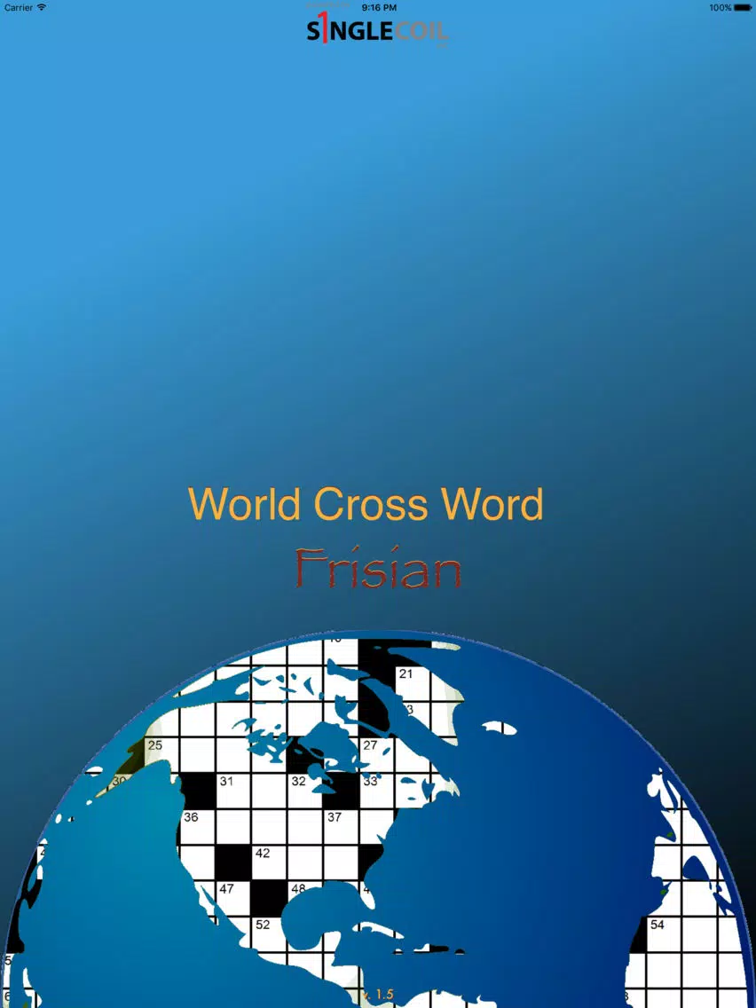 World Cross Word Frisian iPad 应用截图