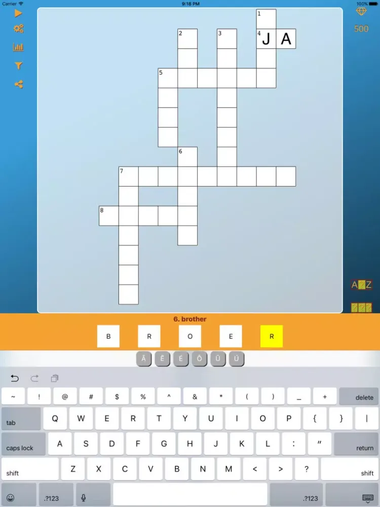 World Cross Word Frisian iPad  سکرین شاٹس