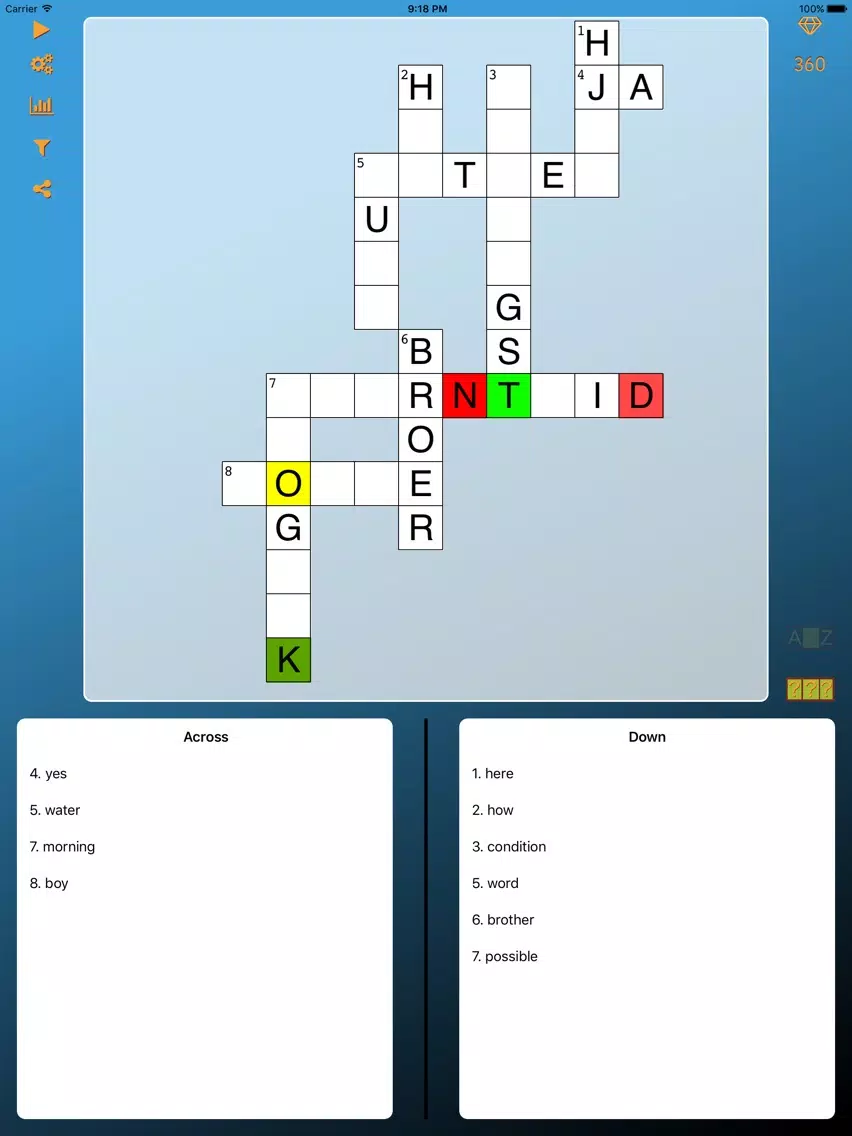 World Cross Word Frisian iPad 应用截图