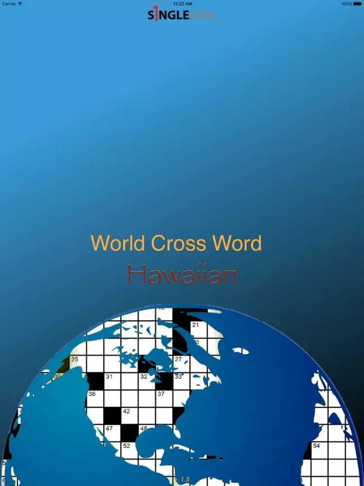 ภาพหน้าจอของ World Cross Word Hawaiian iPad 