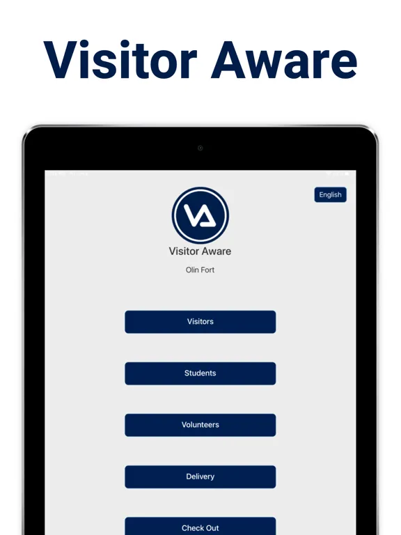 Visitor Aware Check-In Kiosk iPad 应用截图