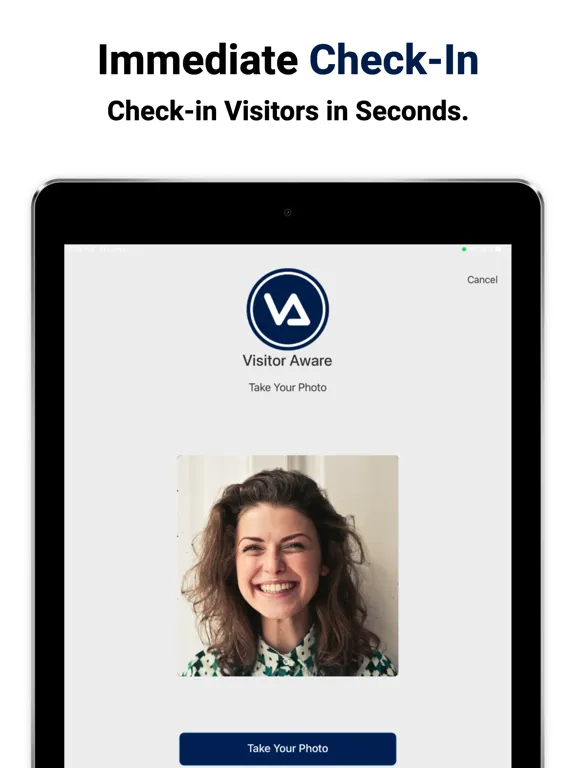 Visitor Aware Check-In Kiosk iPad 应用截图
