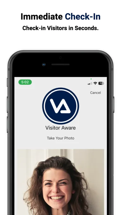 Visitor Aware Check-In Kiosk应用截图