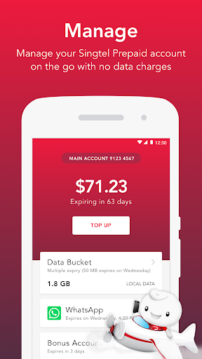 Singtel Prepaid hi!App Screenshots1