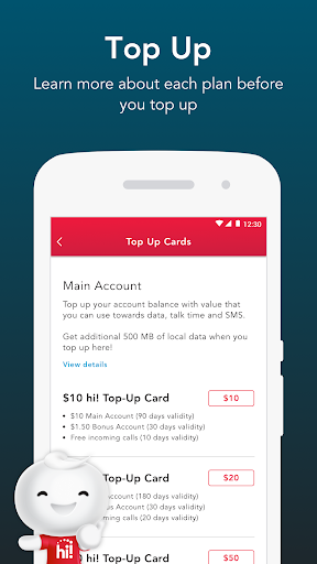 Singtel Prepaid hi!App Screenshots3