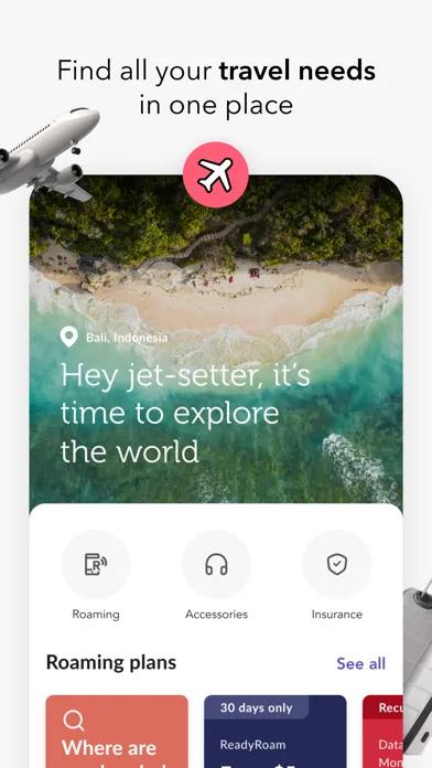 Ảnh chụp màn hình của My Singtel app