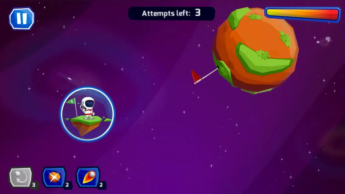 Tangkapan skrin Space Golf Galaxy