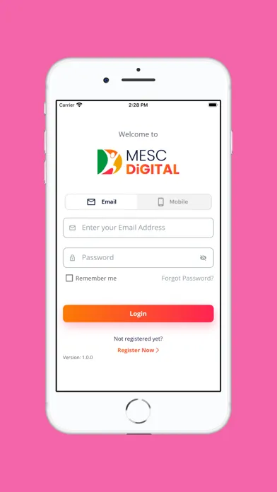 Screenshot di MESC Digital