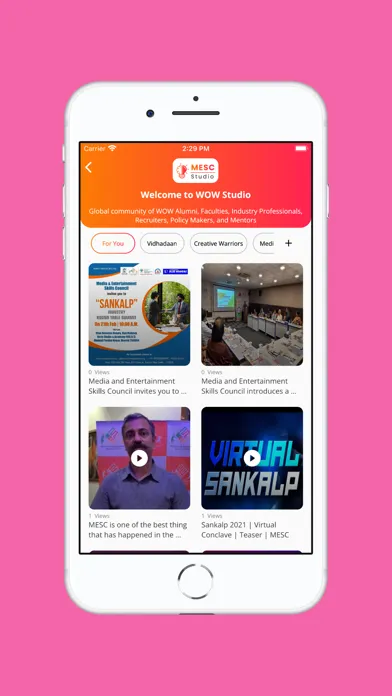 Screenshot di MESC Digital