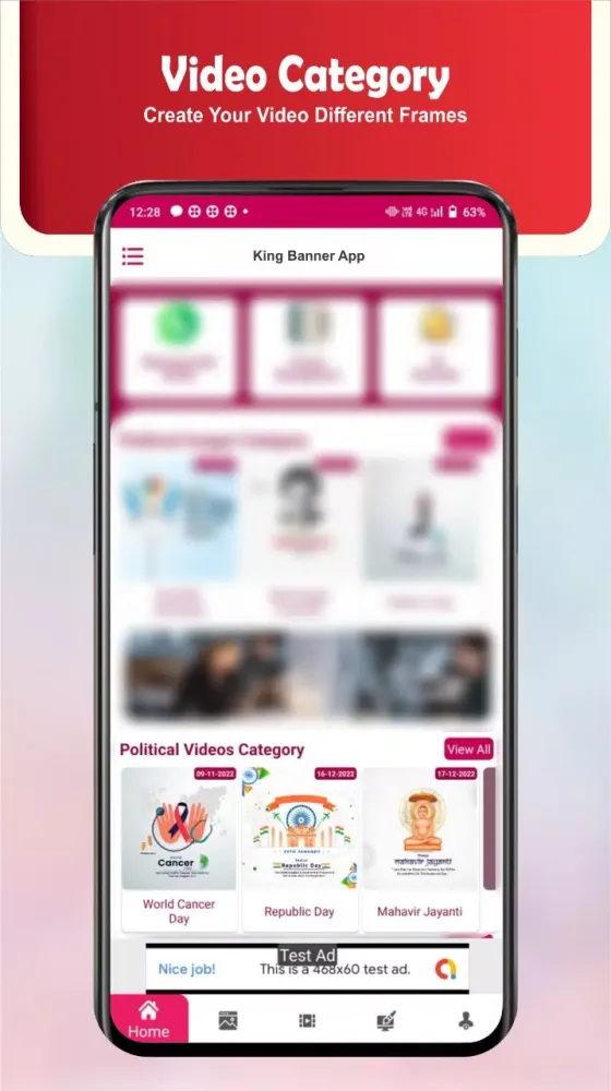 King Banner App Screenshots