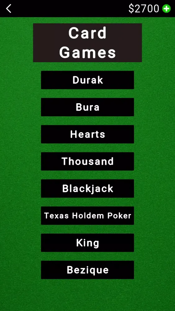 Cards: Durak Bura Blackjack سکرین شاٹس