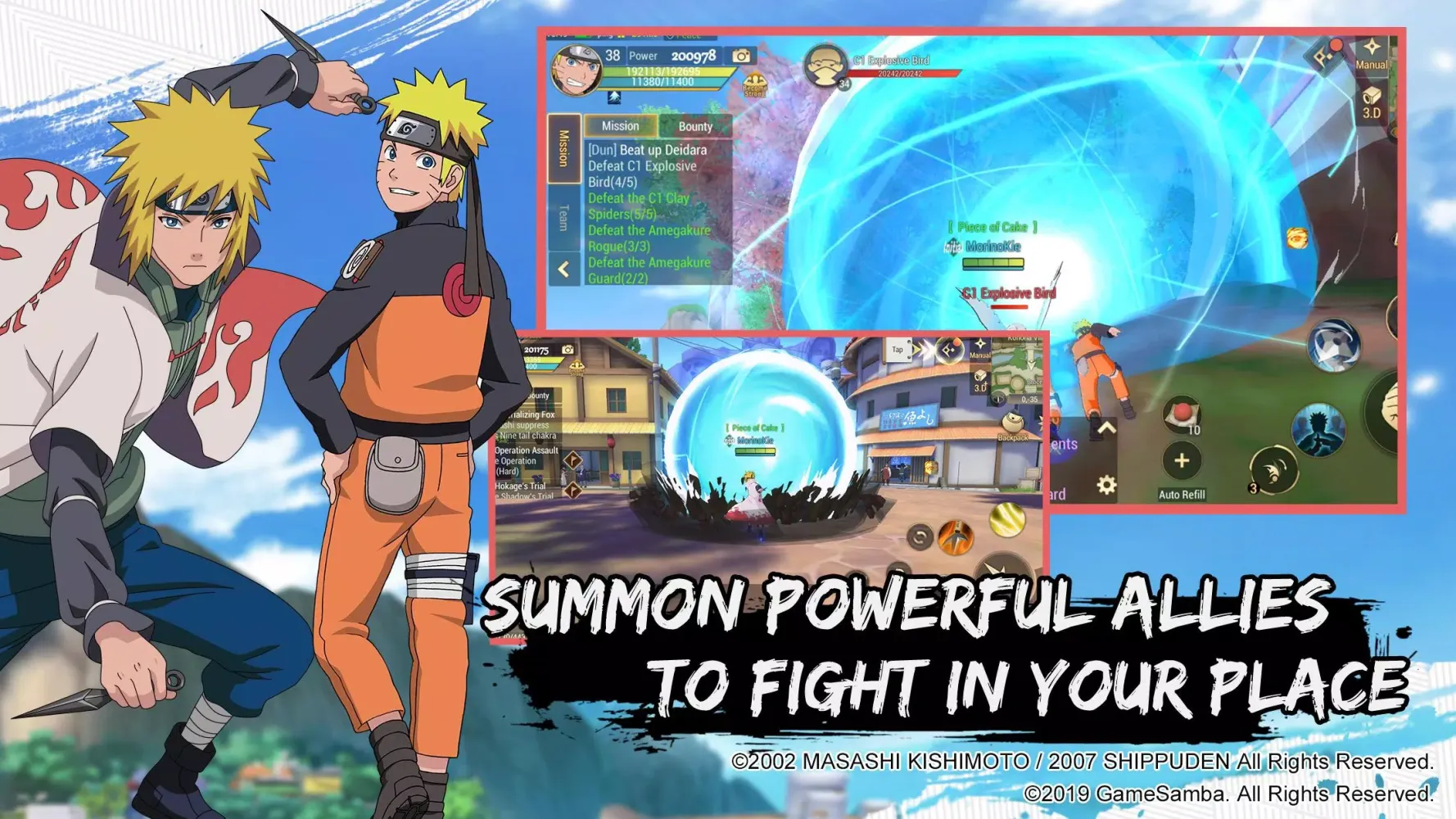 ภาพหน้าจอของ Naruto: Slugfest