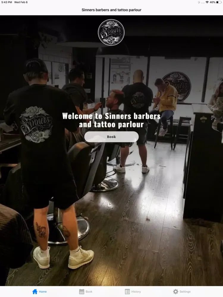 Скриншоты Sinners Barbers & Tattoos iPad 
