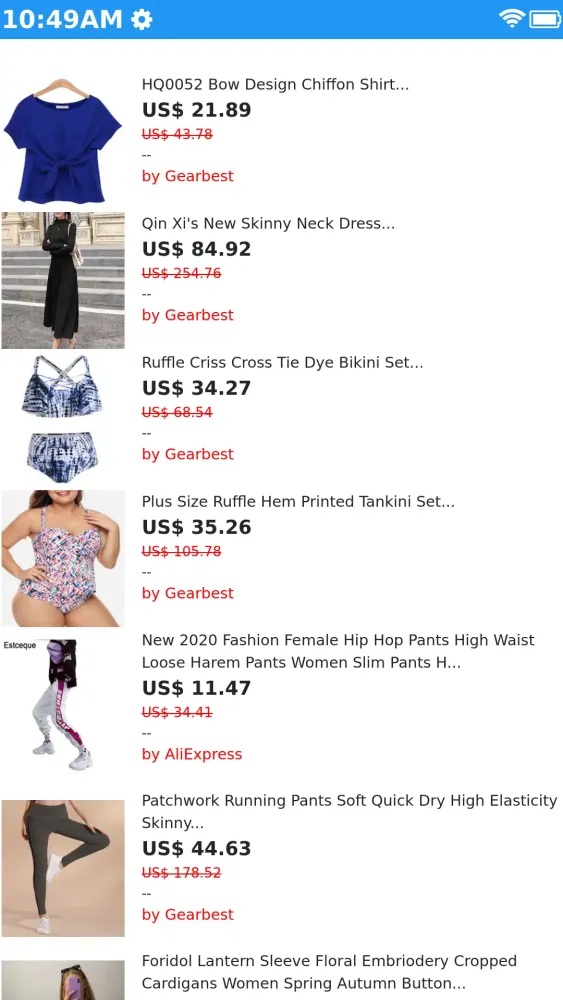 Capturas de pantalla de Clothing