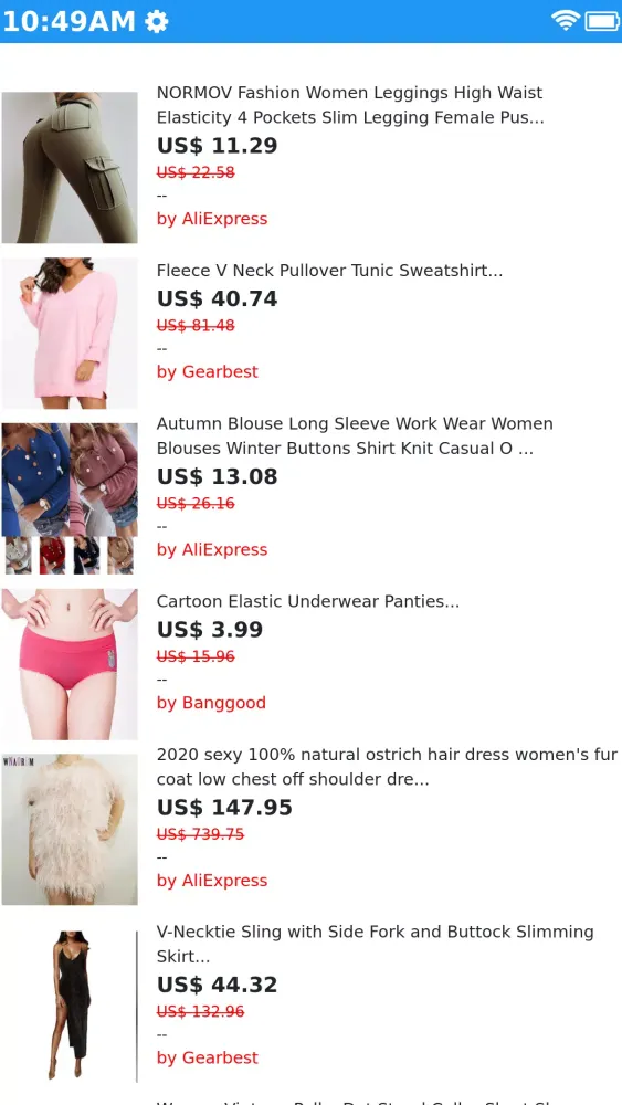 Capturas de pantalla de Clothing