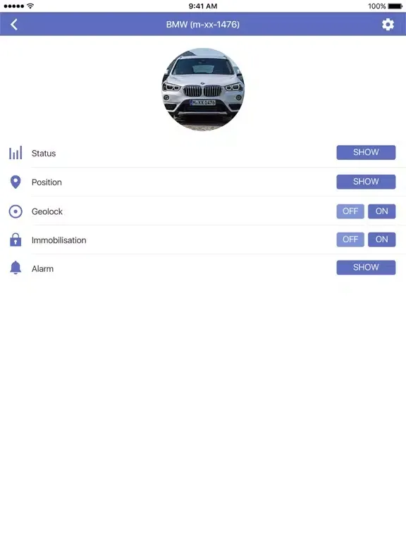 QuikLoc8 iPad  スクリーンショット