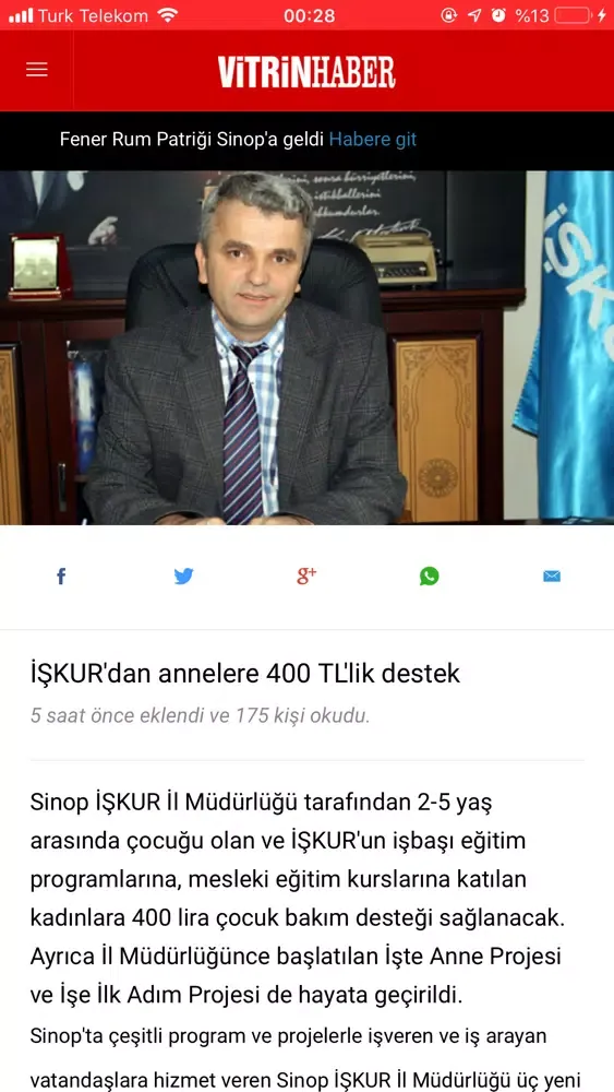 صور Vitrin Haber - Sinop Haberleri