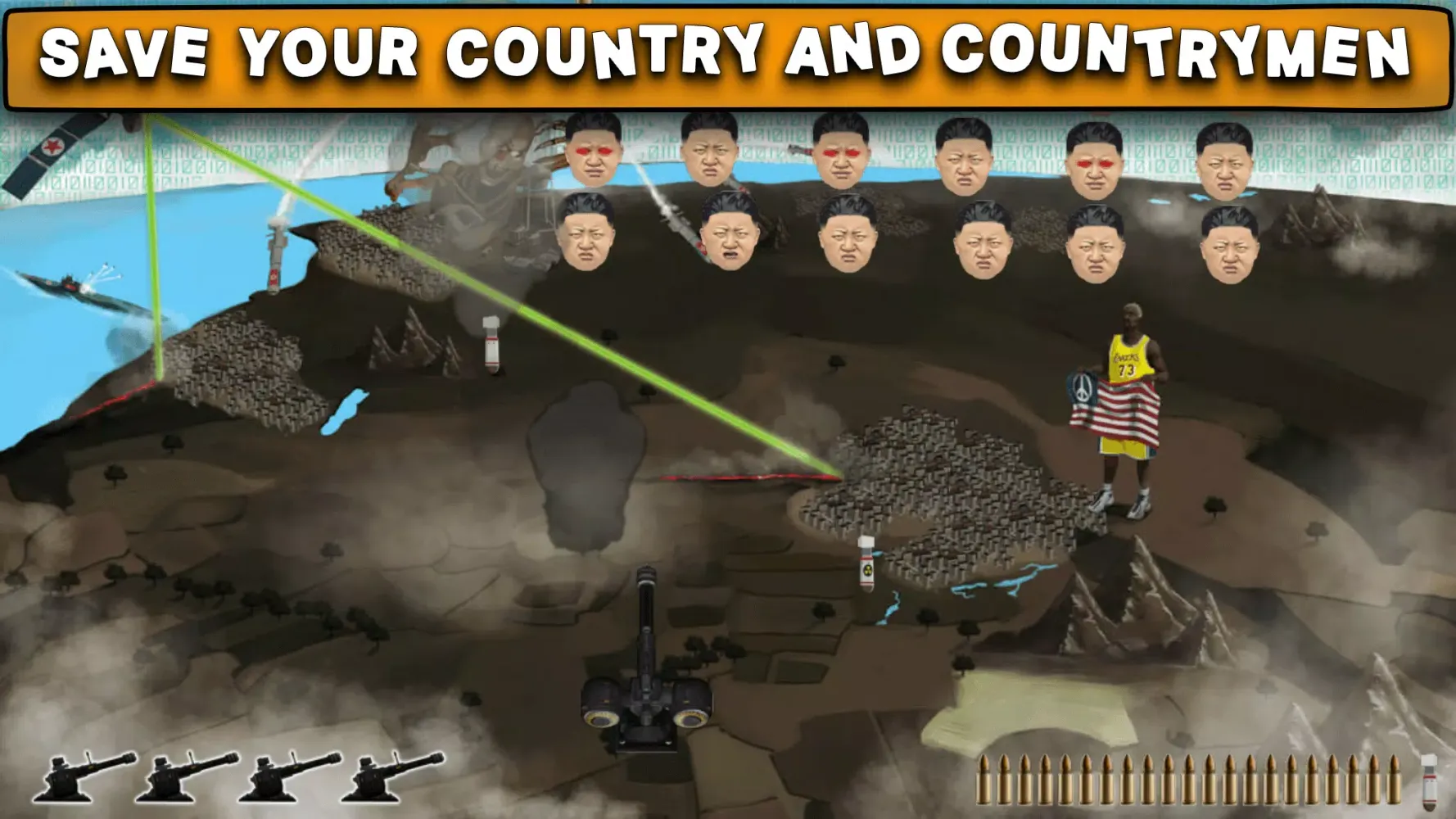 Zrzuty ekranu LOONEY INVADERS