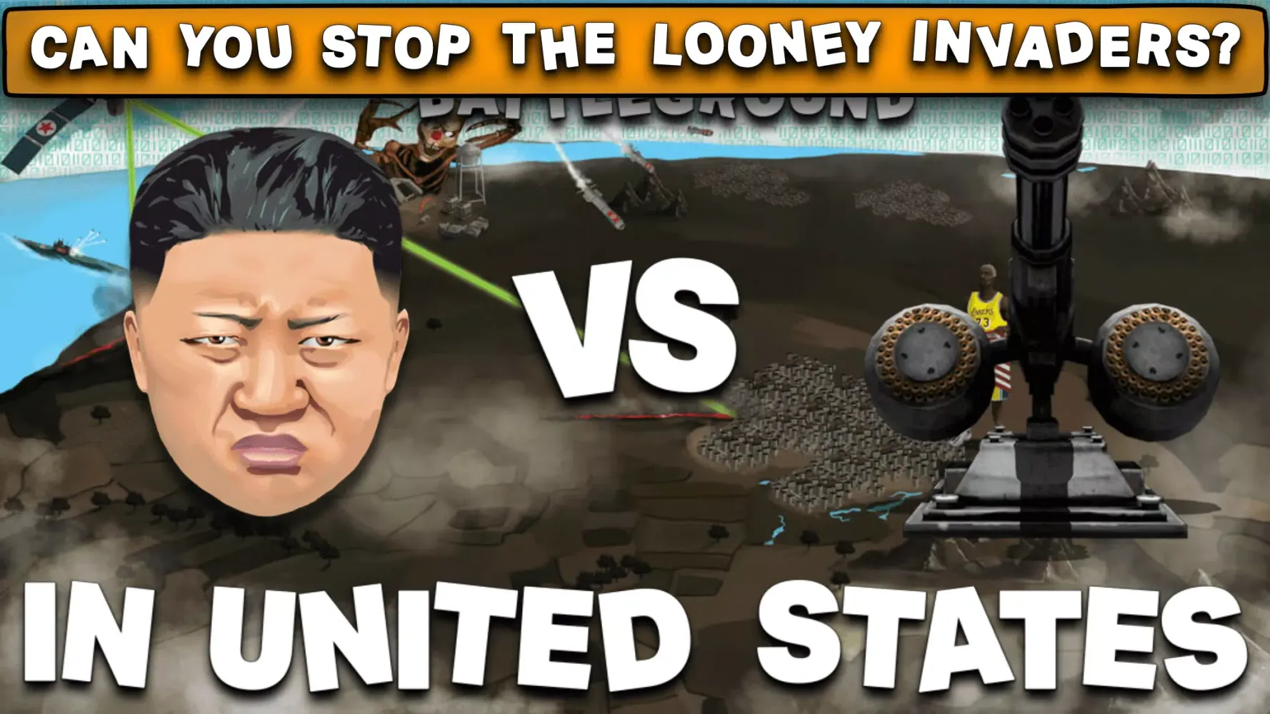 Zrzuty ekranu LOONEY INVADERS