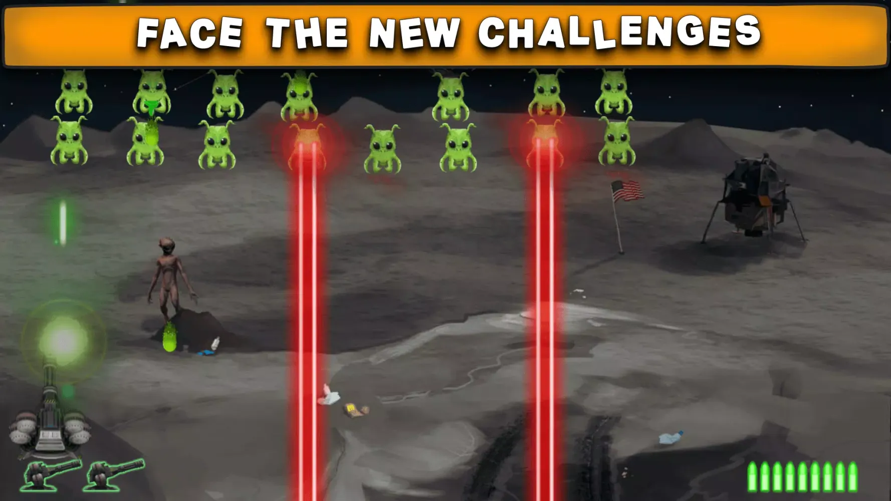 Zrzuty ekranu LOONEY INVADERS