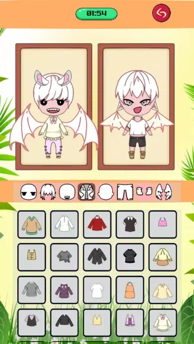Ảnh chụp màn hình của Anime Avatar Dress Up