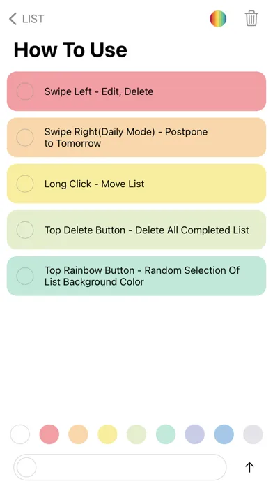 Скриншоты Color TodoNote - To do List