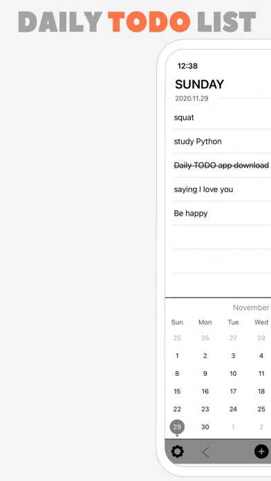 Скриншоты Daily TODO List - Daily Note