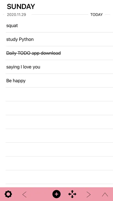 Скриншоты Daily TODO List - Daily Note