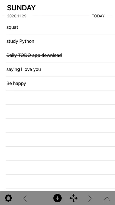 Скриншоты Daily TODO List - Daily Note