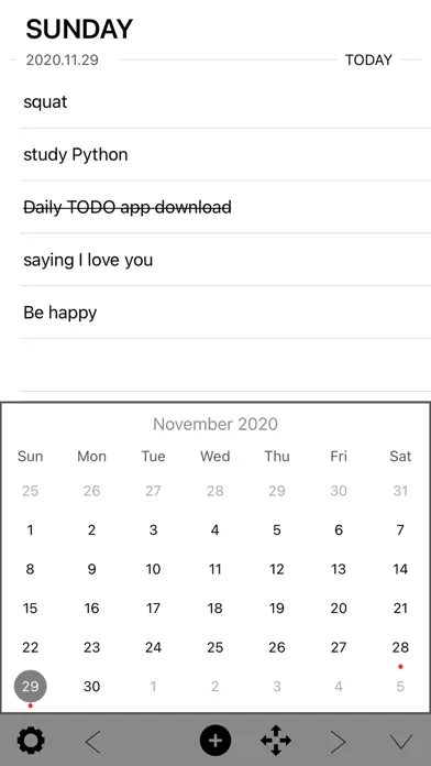 Скриншоты Daily TODO List - Daily Note
