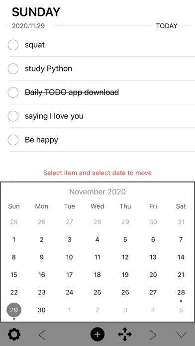 Скриншоты Daily TODO List - Daily Note