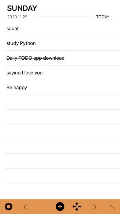 Скриншоты Daily TODO List - Daily Note