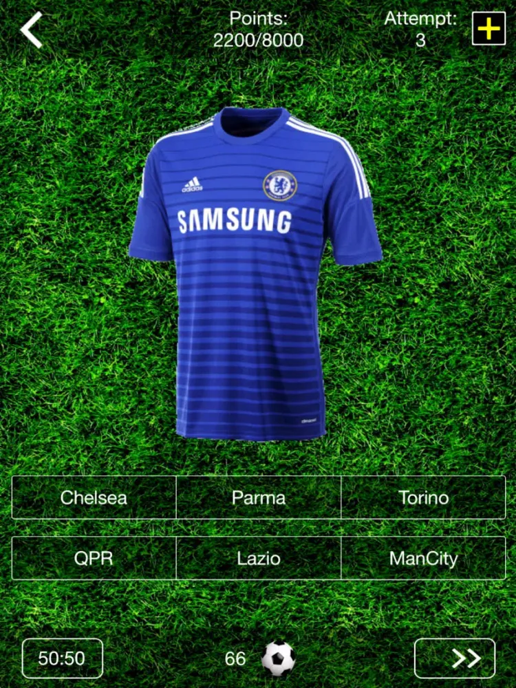 Capturas de tela do Football Quiz 2015 - Guess the Football Club Shirt! iPad 
