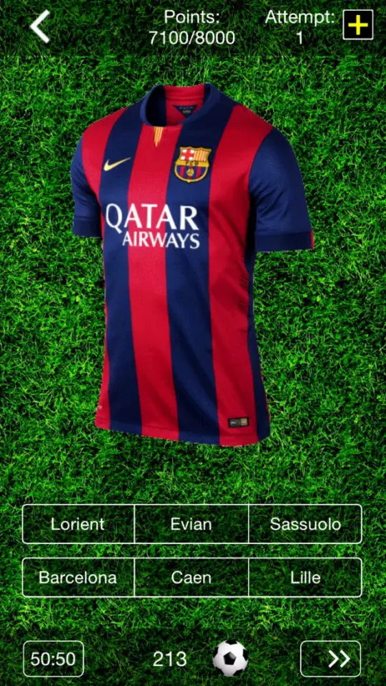 Capturas de tela do Football Quiz 2015 - Guess the Football Club Shirt!