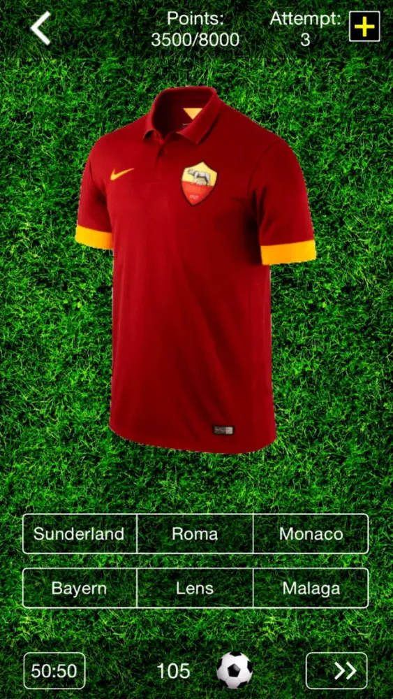 Capturas de tela do Football Quiz 2015 - Guess the Football Club Shirt!